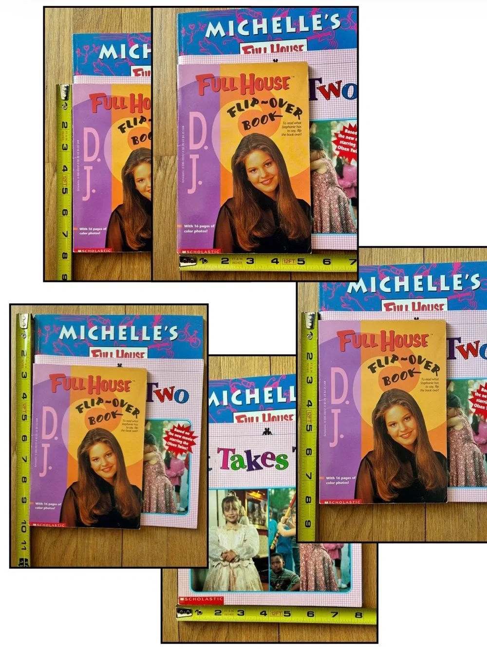 Full House/Olsen twins 3 Books.  Softcover, 90’s. Full color photos in all books